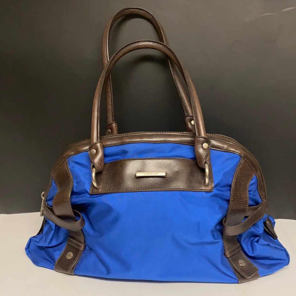 MATT & NAT Vegan Large Footed Satchel Fabric Purse